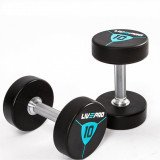 Гантели в уретане LIVEPRO Premium Urethane Dumbbells 50 кг, черный/синий Гантели в уретане LIVEPRO Premium Urethane Dumbbells 50 кг, черный/синий