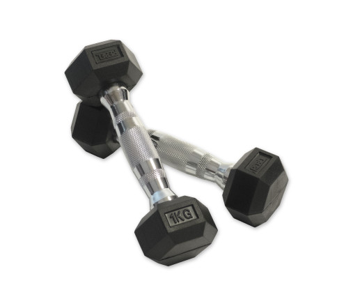 Набор гантелей гексагональных (пары) от 1-10 кг VictoryFit VF-SET110