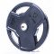 Обрезиненный диск LIVEPRO Premium Rubber 25 кг, черный