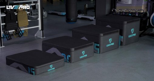 Набор плиометрических боксов LIVEPRO Heavy Duty Soft Plyo Box набор, 4 штуки арт. LP8158 Набор плиометрических боксов LIVEPRO Heavy Duty Soft Plyo Box набор, 4 штуки арт. LP8158
