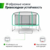 Батут UNIX Line SUPREME BASIC 12 ft (green) 3.66 м