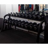 Гантельный ряд ZSO 2,5 кг - 25 кг (10 пар), шаг 2,5 кг, BASIC