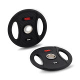 Диск олимпийский обрезиненный с двумя хватами 5 кг REBEL