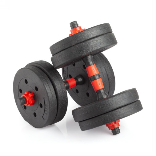 Гантели разборные с грифом, 10 кг. (2 шт. х 5 кг.) VictoryFit VF-DС100 Гантели разборные с грифом, 10 кг. (2 шт. х 5 кг.) VictoryFit VF-DС100