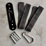 Тренировочный канат AEROBIS Battle Rope V2 длина 10 м, диаметр 30 мм, вес 5,3 кг, черный