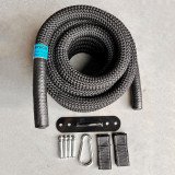 Тренировочный канат AEROBIS Battle Rope V2 длина 10 м, диаметр 30 мм, вес 5,3 кг, черный