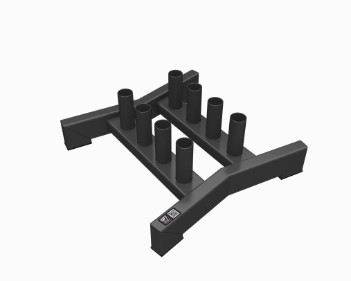Держатель для 8 олимпийских грифов напольный вертикальный Original Fit.Tools