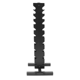 Набор хромированных гантелей BRONZE GYM 1-10 кг (10 пар) со стойкой