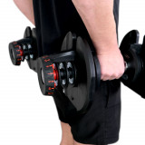 Пара регулируемых гантелей Liveup LS2315 по 40 кг на подставке