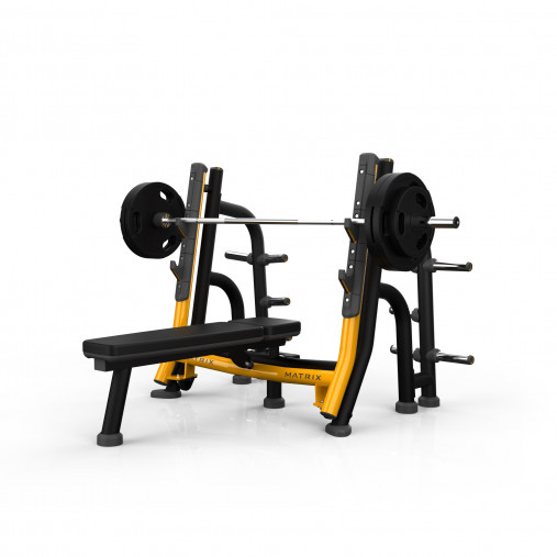 Скамья горизонтальная для жима с доводчиком MATRIX Magnum MG-A678 Скамья горизонтальная для жима с доводчиком MATRIX Magnum MG-A678