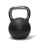 Гиря 24 кг с хромированной ручкой полиуретановая (CPU) 