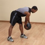 Медицинский мяч с рукоятками 10LB / 4.5 кг (черный) Body-Solid BSTDMB10