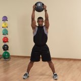 Медицинский мяч с рукоятками 10LB / 4.5 кг (черный) Body-Solid BSTDMB10