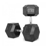 Гантель 55 кг гексагональная VictoryFit VF-H550 обрезиненная