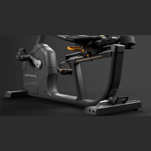 Горизонтальный велотренажер Matrix Endurance. Консоль Touch Base Горизонтальный велотренажер Matrix Endurance. Консоль Touch Base