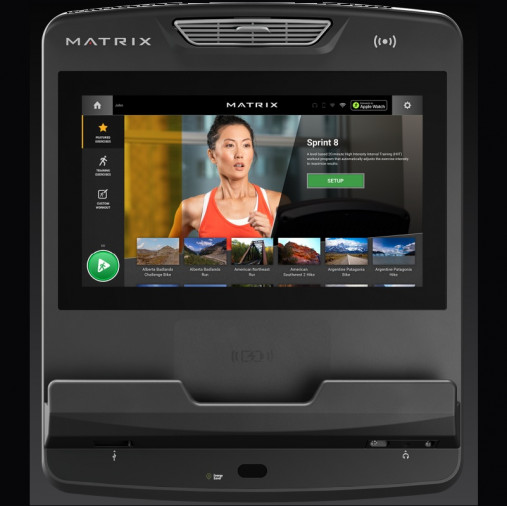 Эллиптический тренажер Matrix Endurance. Консоль Touch Base Эллиптический тренажер Matrix Endurance. Консоль Touch Base