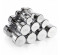 Набор гантелей хром (пары) от 1-10 кг VictoryFit VF-SET110-CR