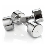 Набор гантелей хром (пары) от 1-10 кг VictoryFit VF-SET110-CR