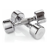 Набор гантелей хром (пары) от 1-10 кг VictoryFit VF-SET110-CR