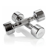 Набор гантелей хром (пары) от 1-10 кг VictoryFit VF-SET110-CR