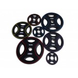 Диск 25 кг полиуретановый c 4-м хватом Smith Strength