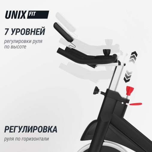 Велотренажер Спин-байк UNIX Fit SB-1100 PRO (колодочный) Велотренажер Спин-байк UNIX Fit SB-1100 PRO (колодочный)