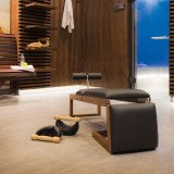 Универсальная скамья NOHrD TriaTrainer, орех / нат. кожа