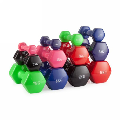 Пара гантелей в виниловой оболочке 2 кг VictoryFit VF-DV020 Пара гантелей в виниловой оболочке 2 кг VictoryFit VF-DV020