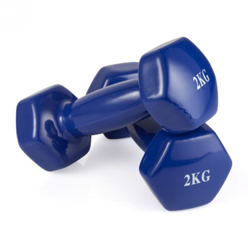 Пара гантелей в виниловой оболочке 2 кг VictoryFit VF-DV020 Пара гантелей в виниловой оболочке 2 кг VictoryFit VF-DV020