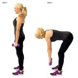 Гантель в виниловой оболочке, шестигранник PROFI-FIT 1 кг, зеленая