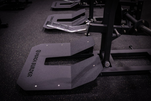 Тренажер приседание с поясом серии Peach Builder PB312 на свободных весах Тренажер приседание с поясом серии Peach Builder PB312 на свободных весах